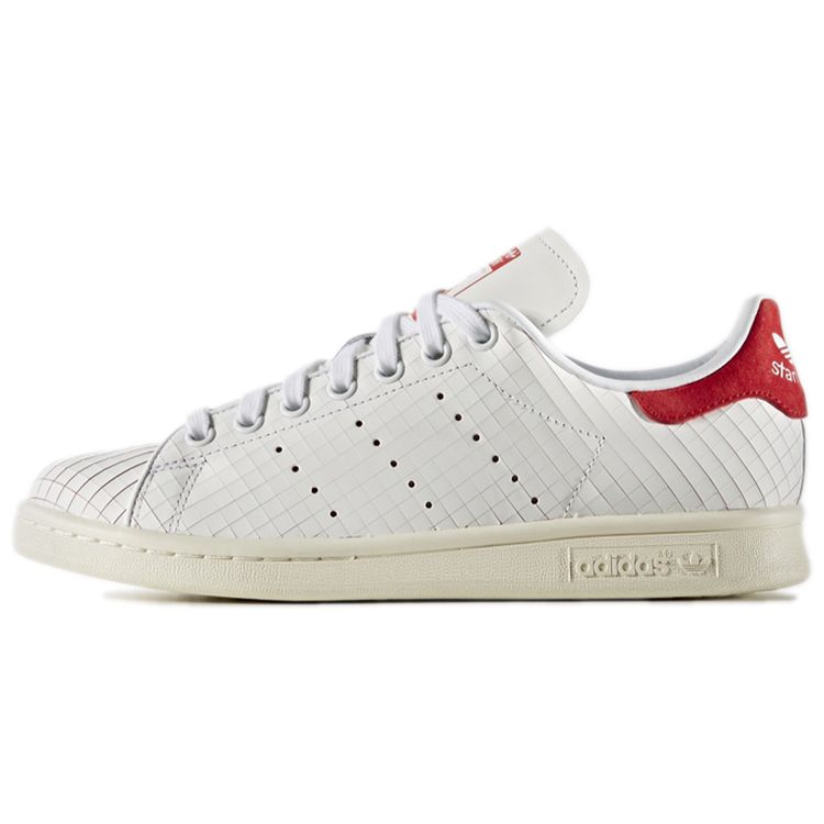 

Adidas Stan Smith Sliced White Red Women Sneakers Footwear-White Running-White Collegiate-Red S32258 38⅔