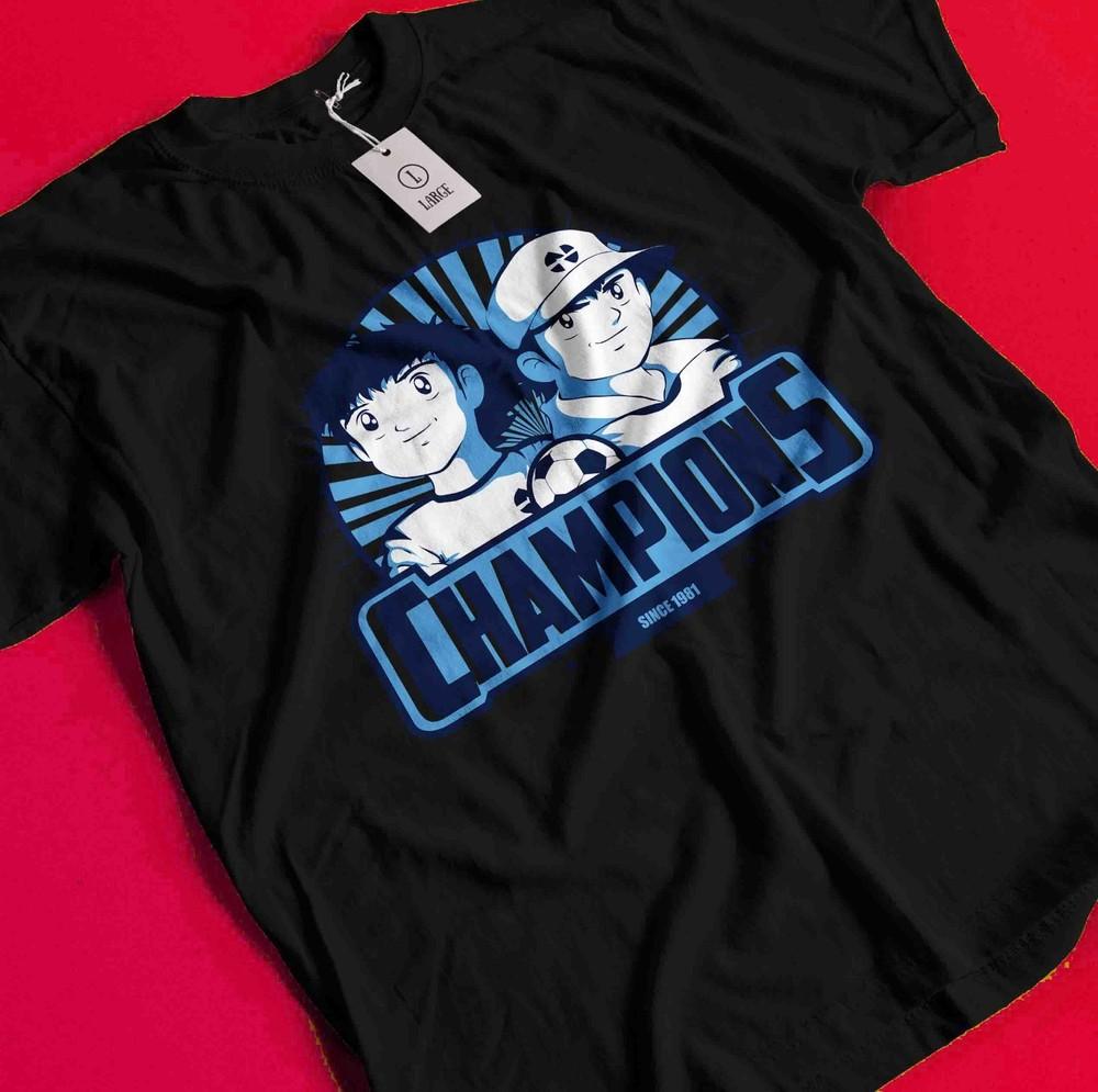 Captain Tsubasa T-Shirt Japanese Anime Football Unisex Tee Soccer Manga Tshirt BB236