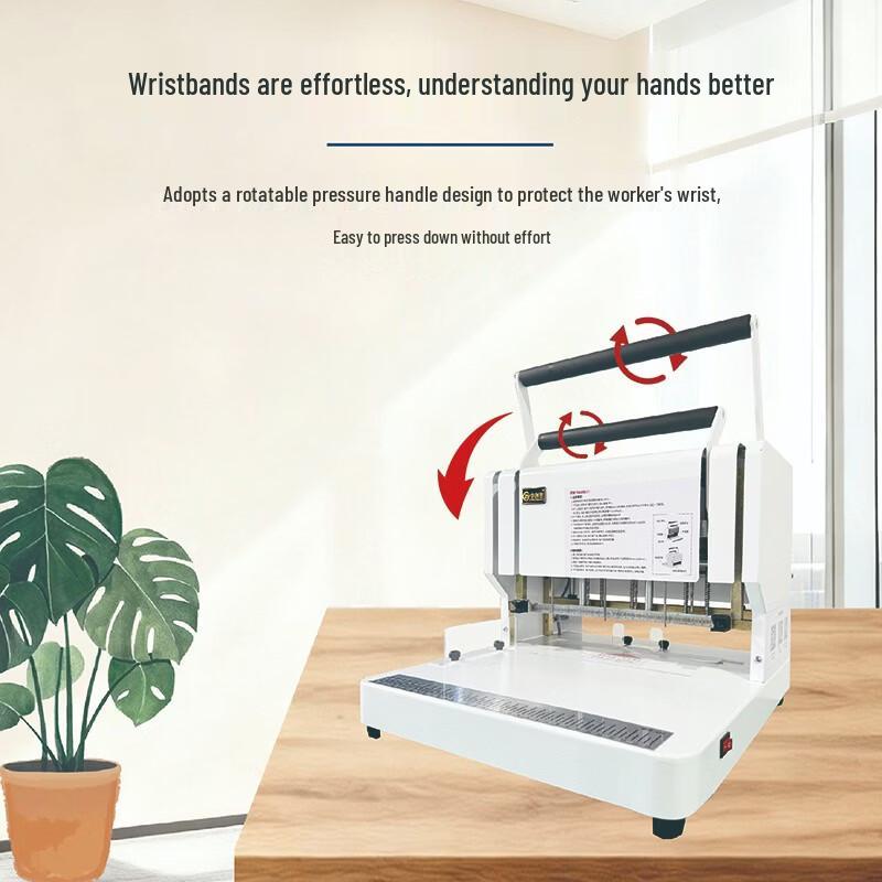 Zhongchuang'en CN-CD3130 Manual 3-Hole Archive Thread Binding Machine CN plug (adapter included)