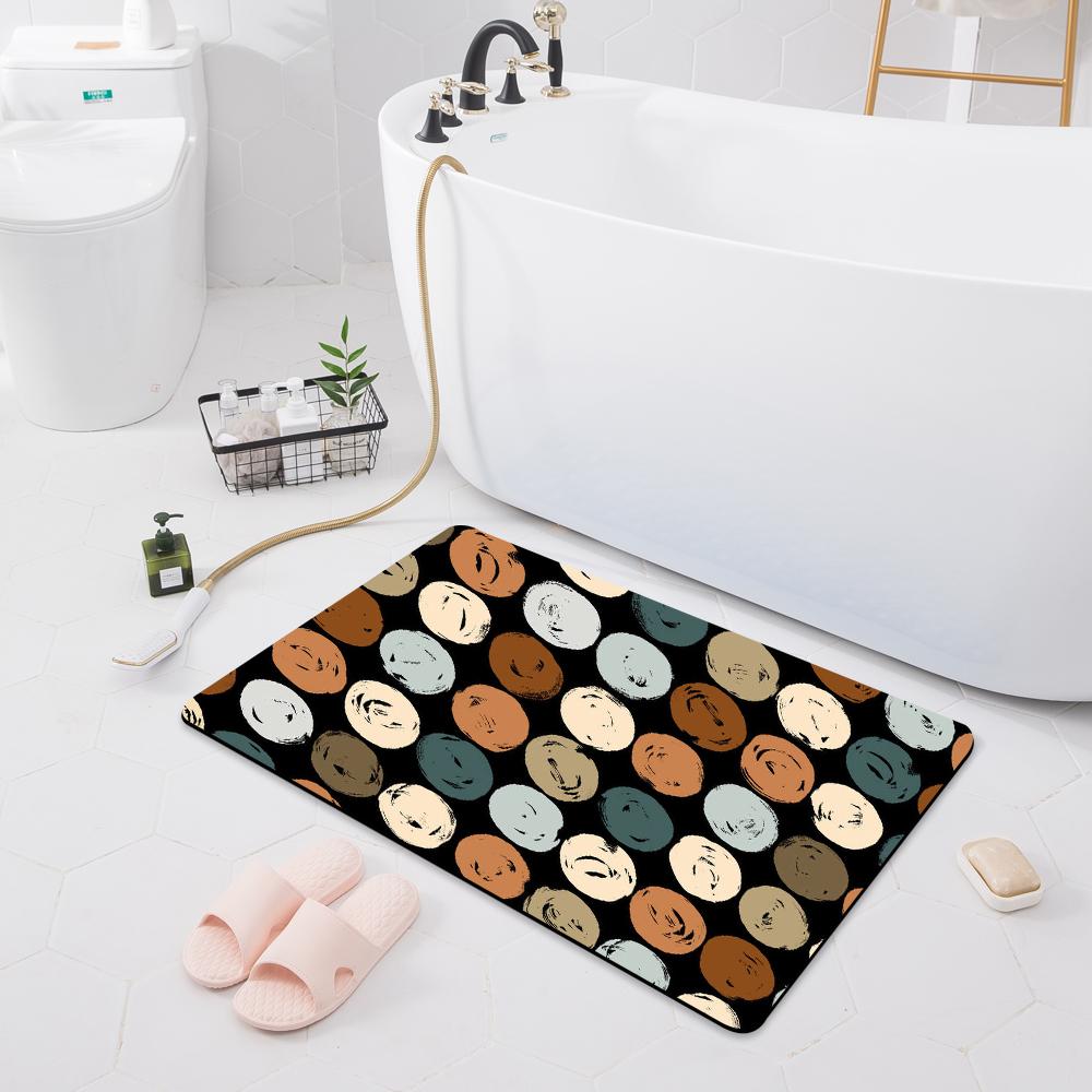 Bathroom Non-slip Absorbent Mat Toilet Shower Room Carpet Bedroom Corridor Door Mat Kitchen Floor Carpet