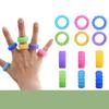 6/12/24/36pcs Sensory Toys Fidget Rings, Finger Anxiety Rings, Textured Sensory Rings Stress Toys, Fun Fidgets for Classroom Prize
