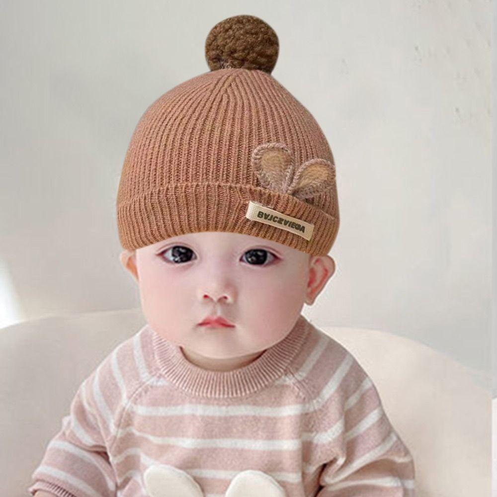 Dicke Winter Herbst Mützen Warme Baby Kinder Mützen Kinder Strickmütze Kleinkind Neugeborenes Säugling
