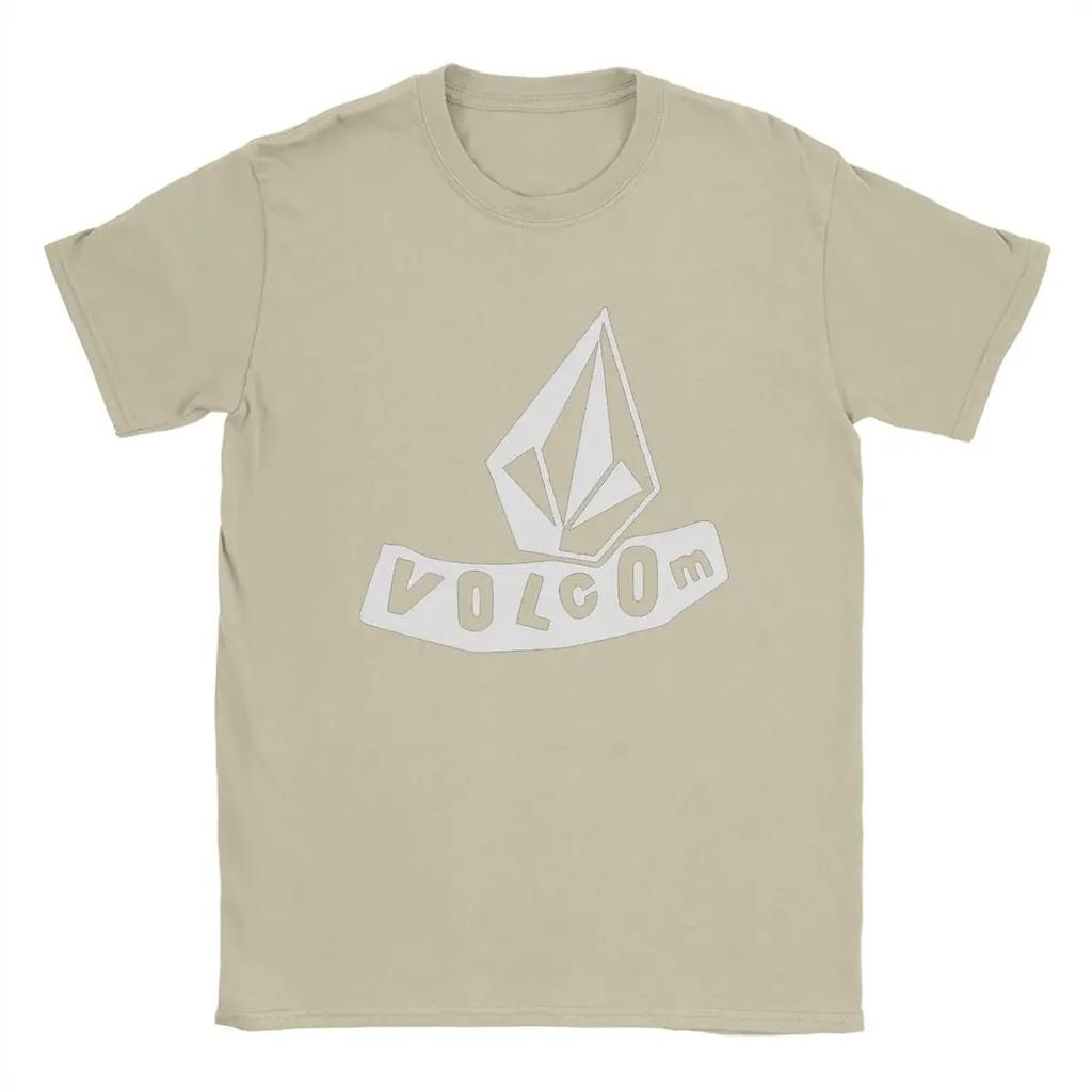 Funny Stylish Classic Cotton Tops Unique Short Sleeve Crewneck Tee Men 2024 Volcoms The Newest Logo T Shirts  Gift Idea T-Shirts
