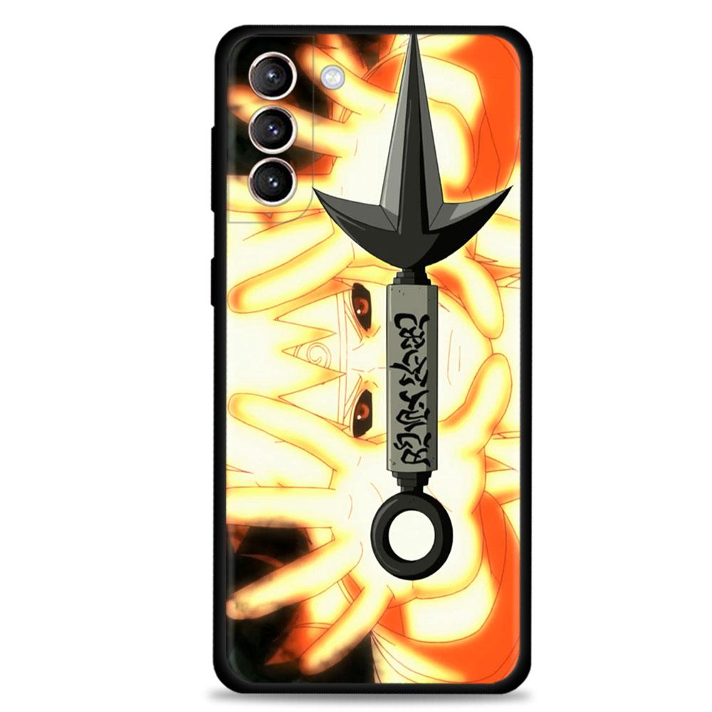 

Чехол для телефона Samsung Galaxy S20 S21 FE S22 Ultra S10 S9 S8 Plus S10e Note 20Ultra силиконовый чехол аниме Наруто красное облако Samsung S21 FE