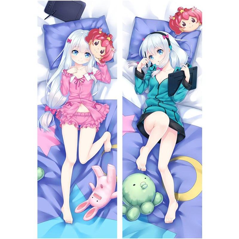 

60x180 см аниме Eromanga Sensei наволочка Izumi Dakimakura чехол сексуальное 3D двустороннее постельное белье обнимающее тело наволочка на заказ