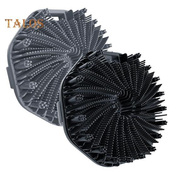 

2шт силиконовая щетка для ванны с мягкой щетиной, массажная очищающая щетка для тела, противоскользящая ручка, щетка для тела