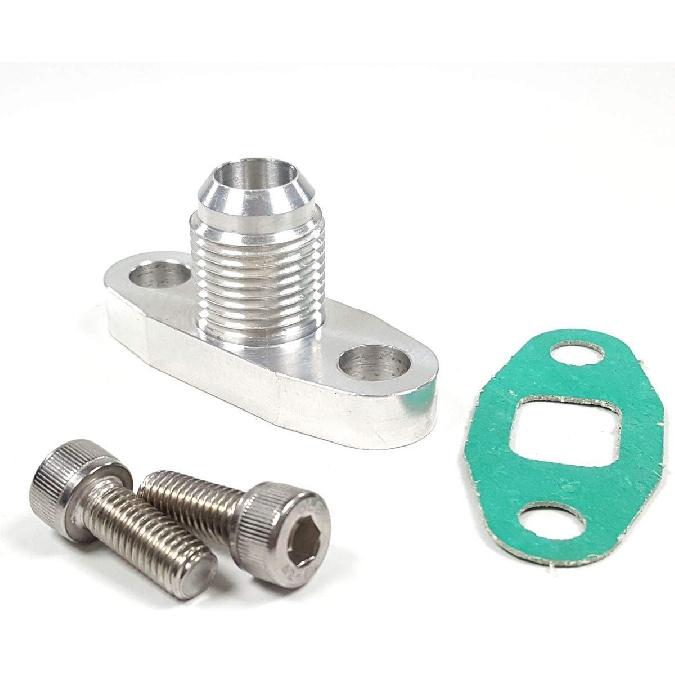 10AN Oil Return Drain Flange For Borg Warner Turbo S200 S300 S400 S500 S200-SXE Aluminum