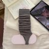 Winter and Autumn Thick-footed Socks, Ankle Socks, Stocking Sets, Women's Ballet-style Plain-colored Ankle Socks, Calf-length Stockings
