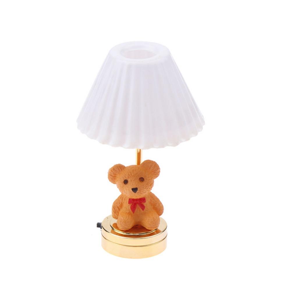 1/12 Scale Dollhouse Table Lamp Battery Operated LED Wall Sconces  Micro Landscape