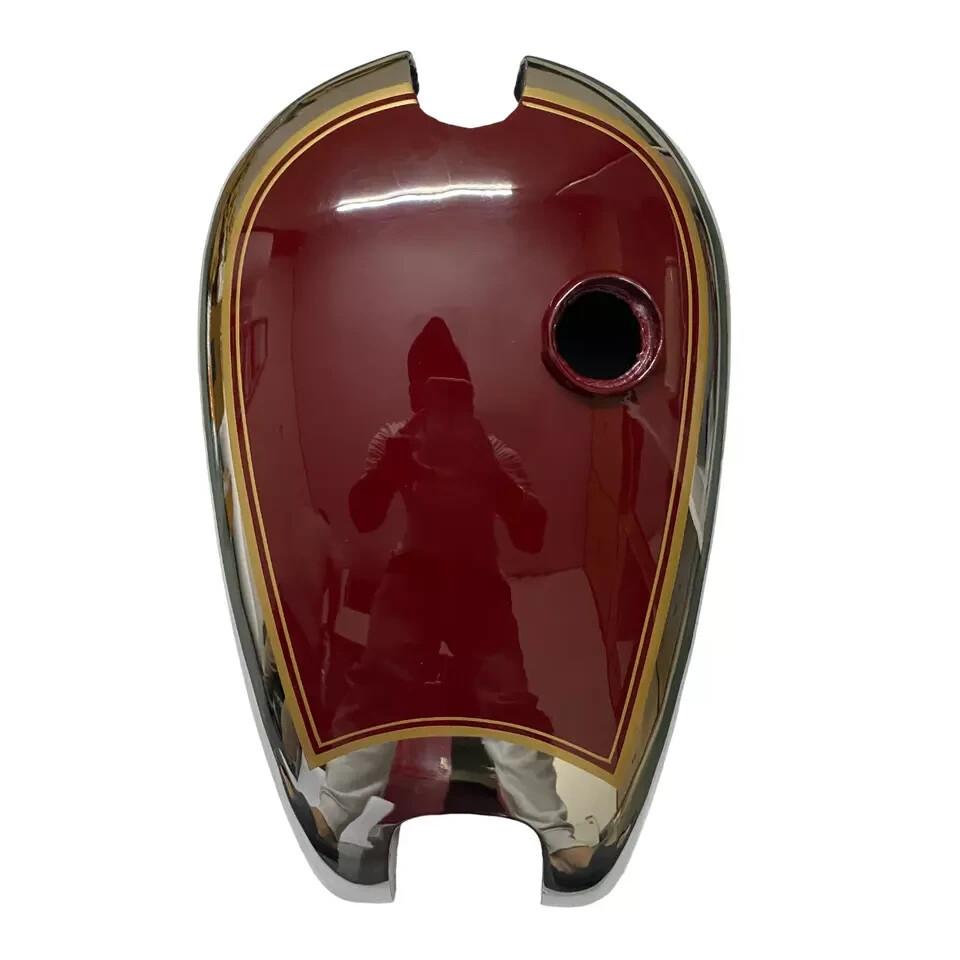 AJS G80 MATCHLESS MAROON PAINTED & CHROME PETROL FUEL GAS TANK STEEL |Fit For