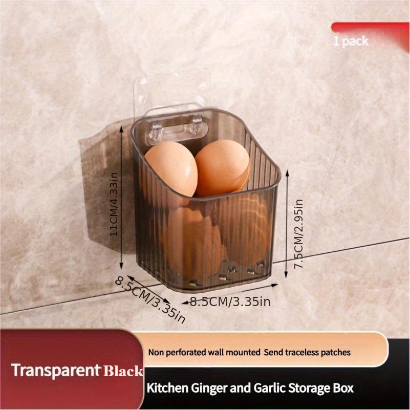 One Plastic Storage Container, a Kitchen Organizer Basket Designed for Onions, Garlic, And Ginger, Ideal for Home Organization.