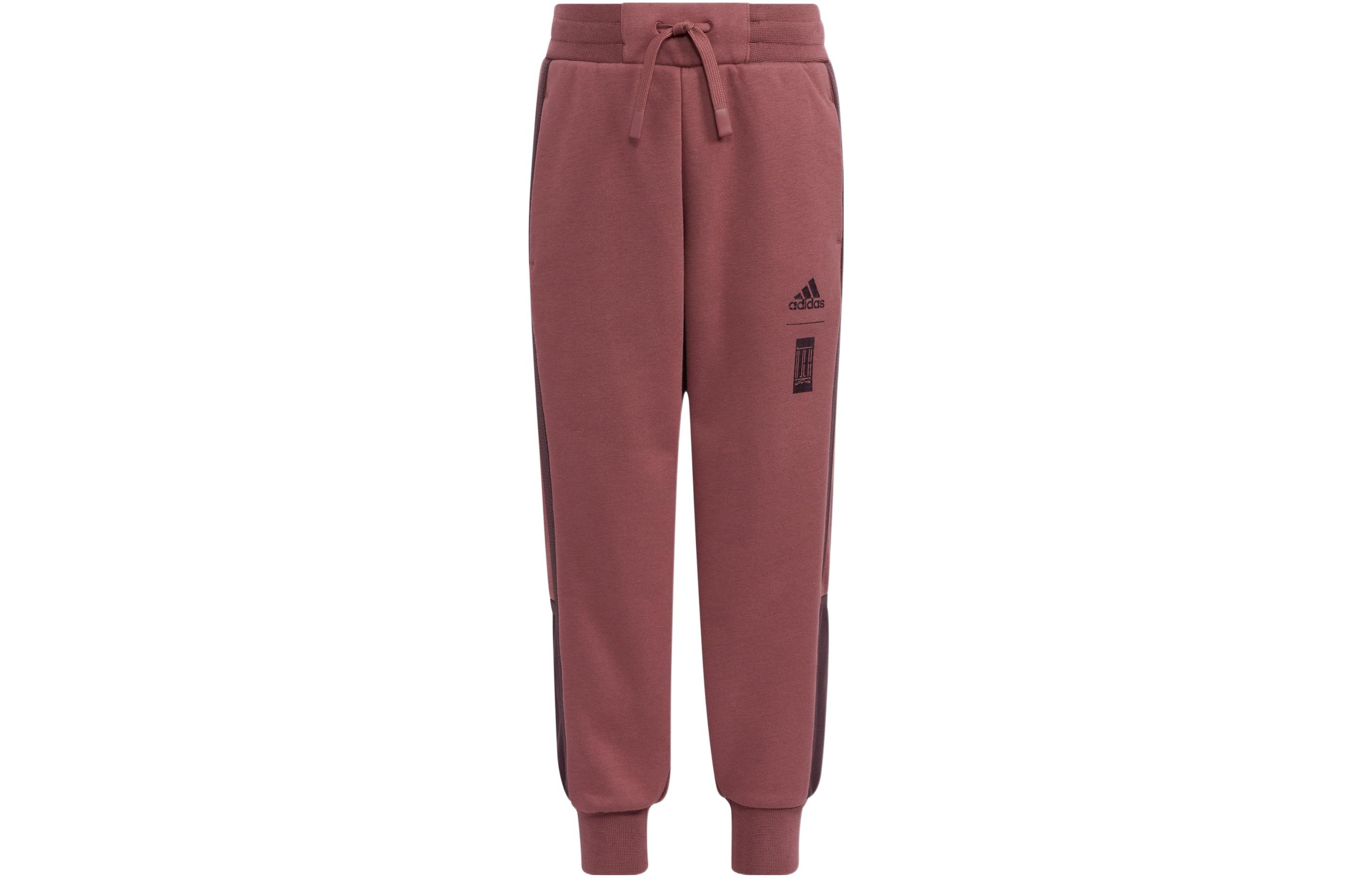 Teenagers Adidas Knitted Sweatpants Elegant Dark Red HM7121 104