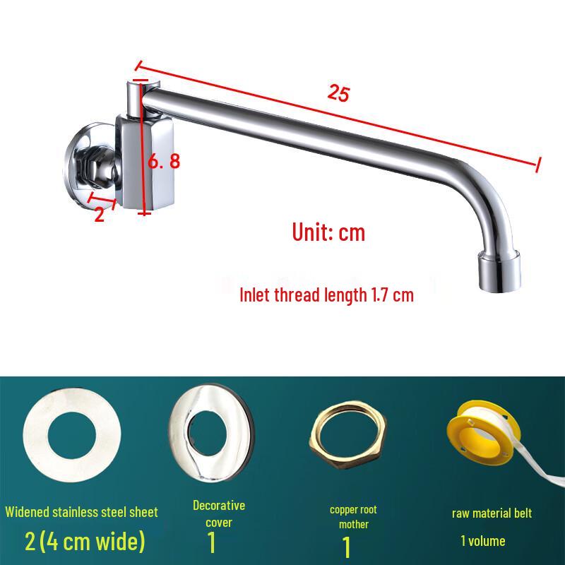 Mengwan Kitchen Swivel Faucet with Ceramic Core