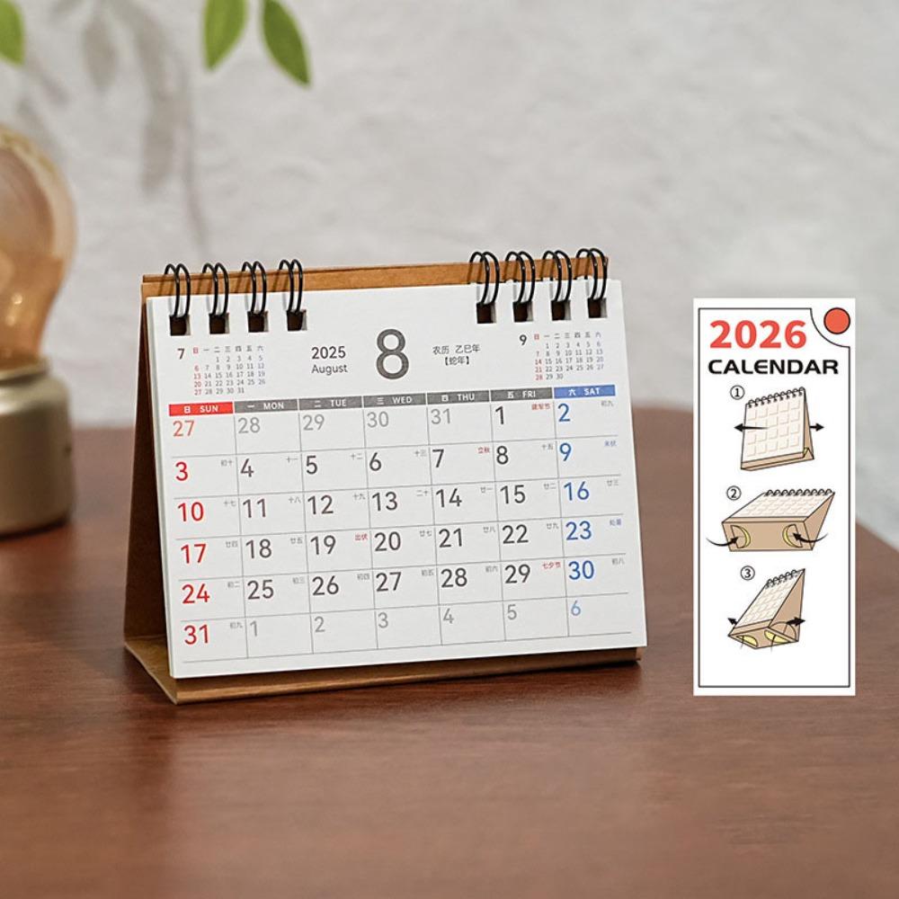 

Portable Mini Calendar Desktop Decoration Daily Planner Cartoon Schedule Planner Gifts
