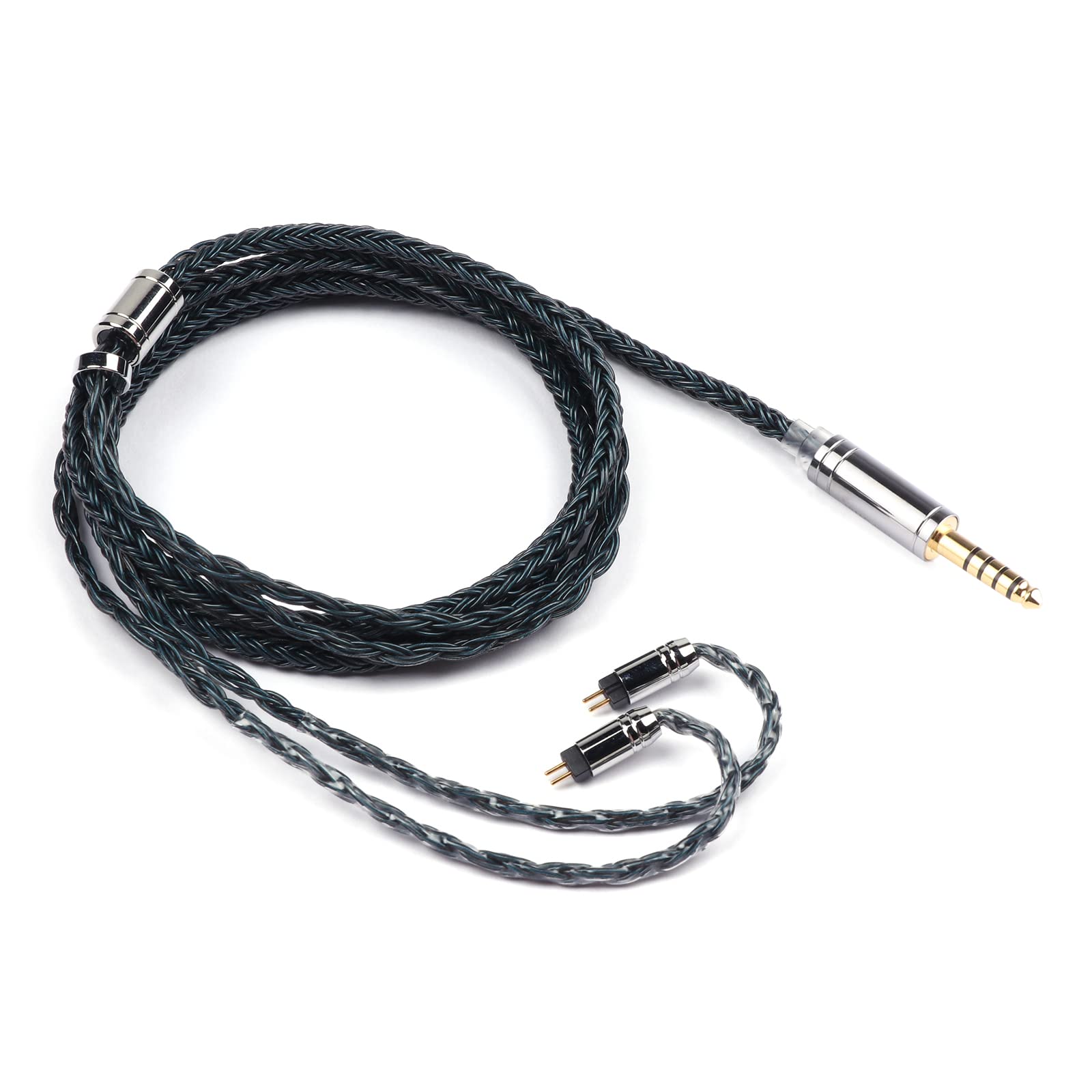 

New TRIPOWIN Zonie 16 Core Silver Plated Cable SPCHIFI Earphone Upgrade Cable [2022 Version] & (4.4mm-0.78mm 2pin, Moss)