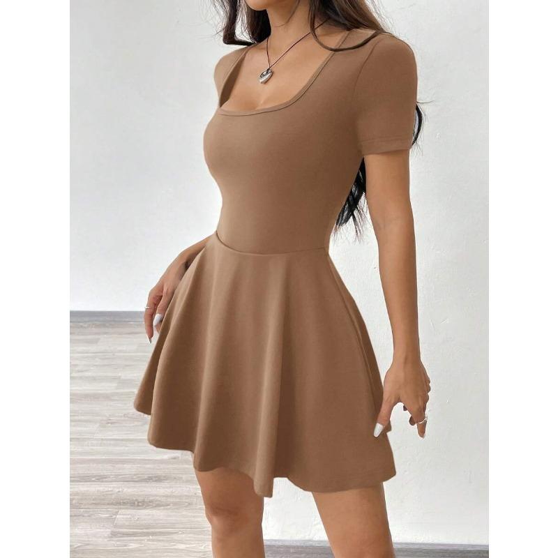 Summer New Style Sexy Waist Slimming Dress Women's Fashion and Elegant