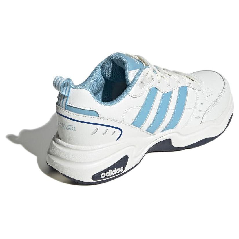Adidas Neo Strutter Comfortable Versatile Slip-Resistant Durable Low-Top Lifestyle Casual Shoes Unisex Casual Shoes White Blue ID3570