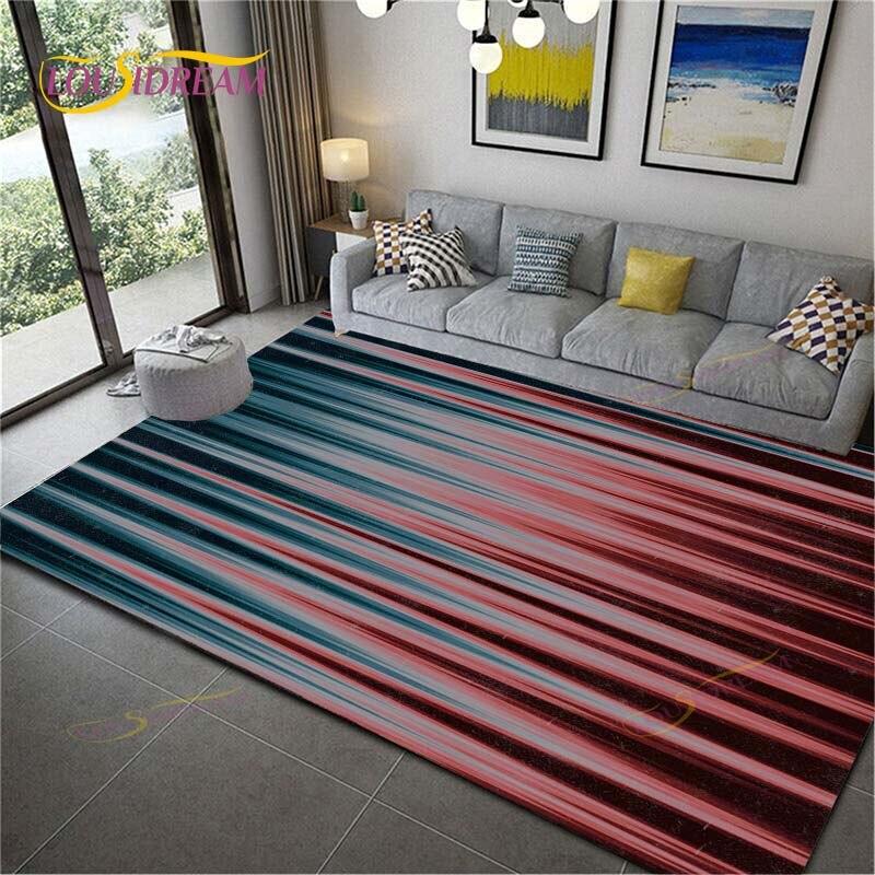Geometric Carpet for Living Room Velvet Rug Kids Bedroom Bedside Rugs Soft Square Fluffy Carpets Home Sofa Table Decor Mat