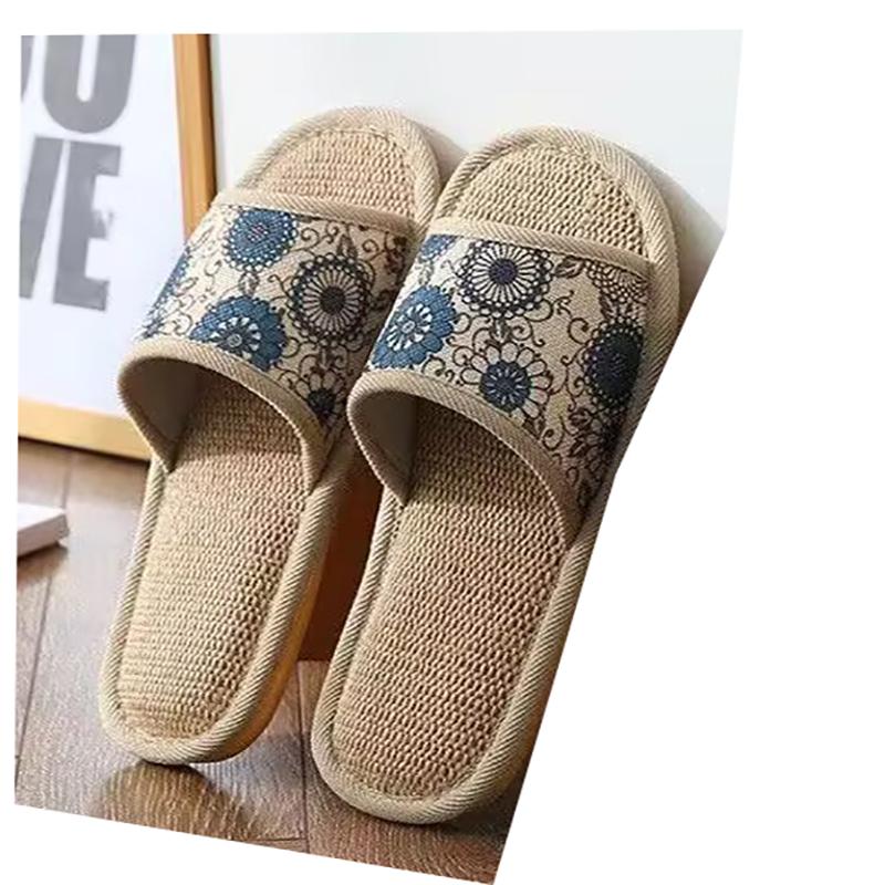 

Женские домашние тапочки винтажные осенне-летние классические туфли 40 синий