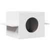 VidaXL Cat House White 51x35x30 Cm Solid Pine Wood, Indoor Cat House, Cat Furniture, House for 859305