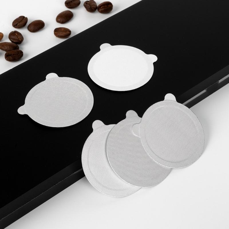 100 Pack Aluminum Foil Pods Covers Coffee Pods Foil Lids Coffee Sealers Coffee Pods Stickers Aluminum Foil Cover Set
