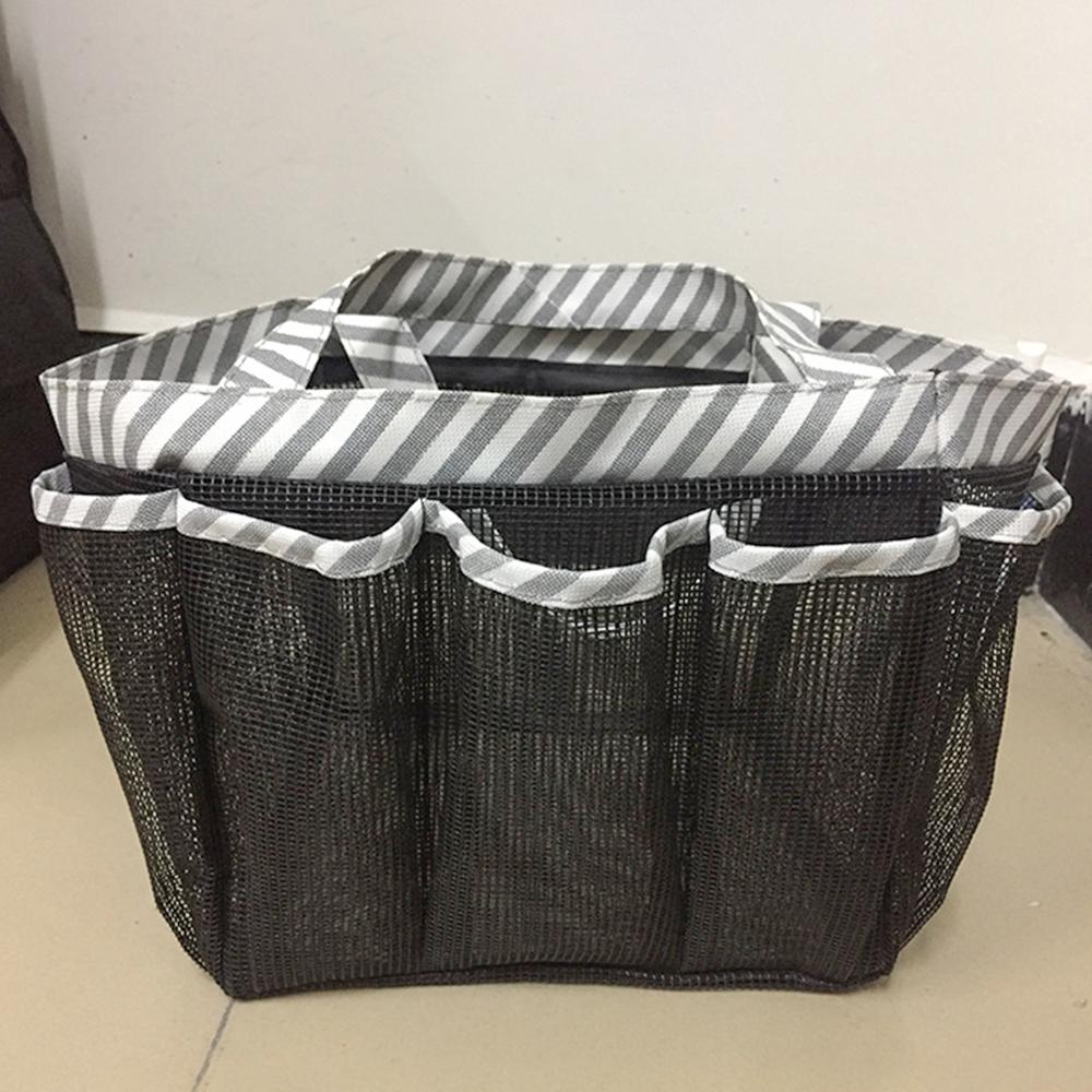 1PC 8-Compartment Toiletry Storage Bag, Folding Mesh Toiletry Bag, Portable, Multi-Functional And Easy To Carry