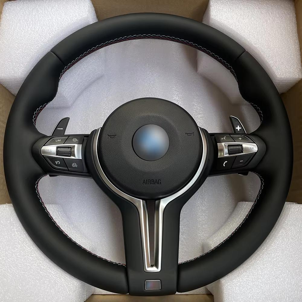 BMW leather M steering wheel suitable for BMW F10 F11 F20 F21 F30 F31 F34 F32 F33 F36 F20 F22 F23 F48 M3 M5 M6 steering wheel