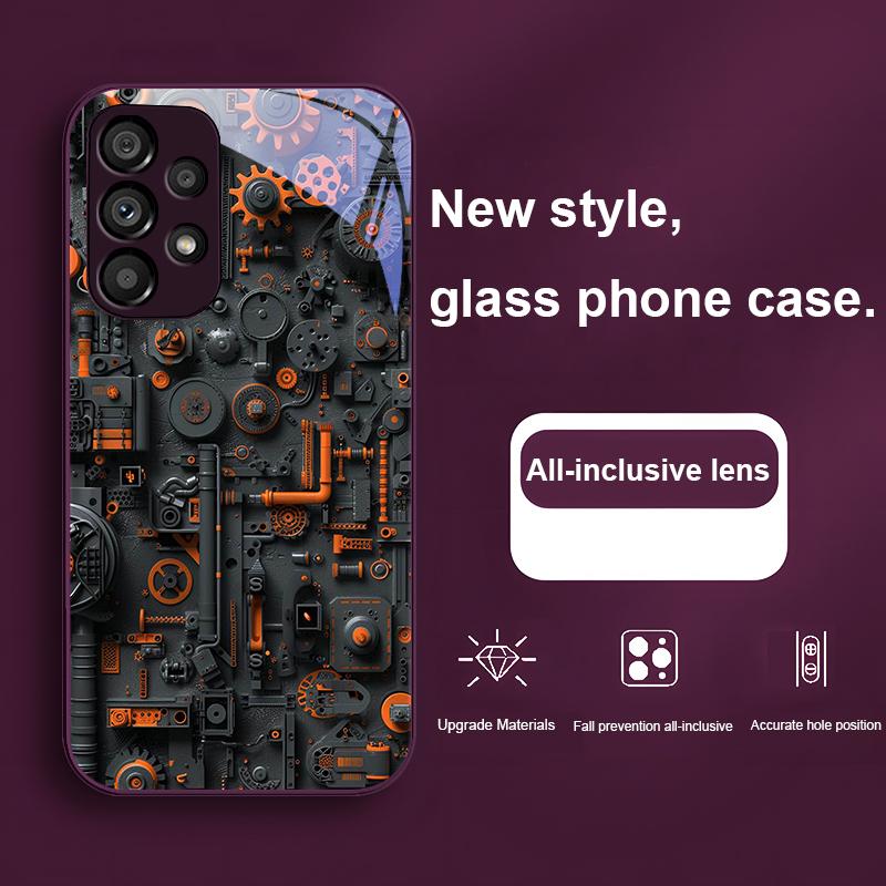 Old Style Drainage Pipe For Samsung Galaxy S24 Plus S20 21 FE S23 Ultra S8 9 A70 72 73 50 51 52 53 Tempered Glass Phone Case