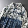 Spring and Autumn Retro American Heavy Washed Denim Jacket
