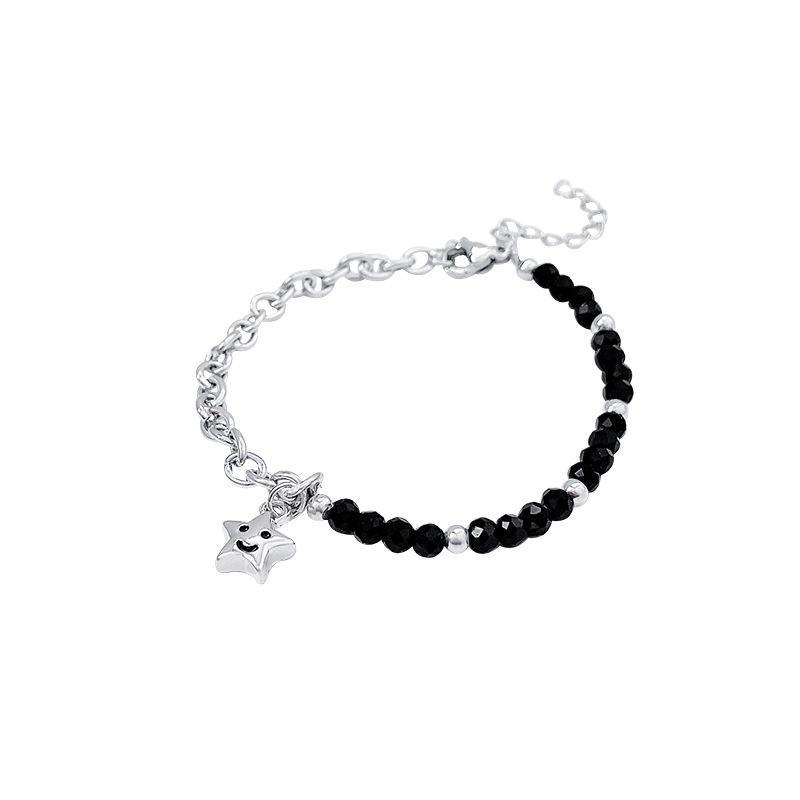 Korean Women's Hot-Selling Luxury Star Bracelet: High-End, Niche, Stitching Chain, Celebrity Style Jewelry.