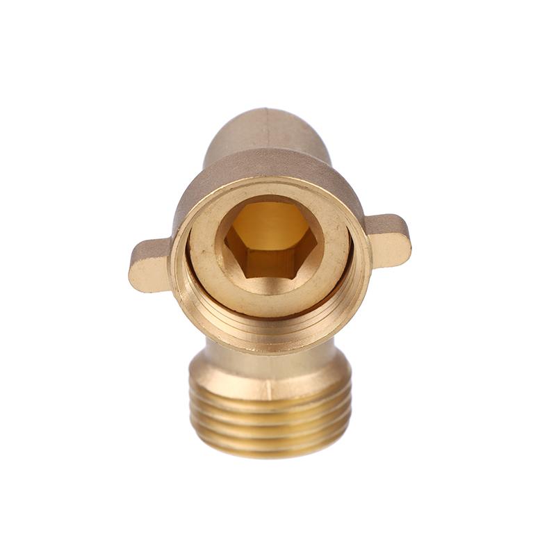 90-Degree Hose Elbow With Easy Grip Connector | Perfect For RV Water Hookups And Residential Outdoor Faucets