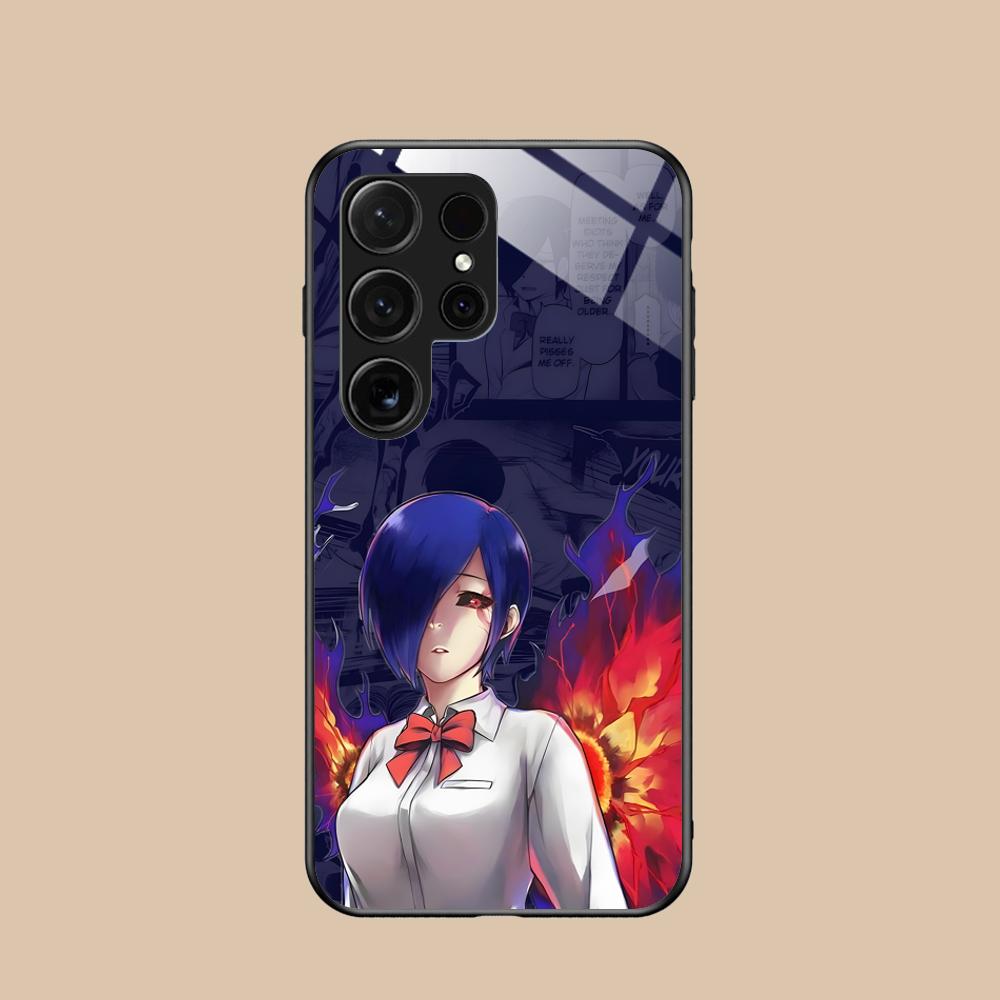 Tokyo Ghoul Touka Kirishima Phone Case for Samsung Galaxy A56 55 54 53 52 51 36 35 34 23 16 15 5G Glass Cover Luxury Cellphones