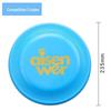 Eisenwell Competition-Standard Pet Frisbee: 235mm Dog Training Disc, 240mm Pro Disc.