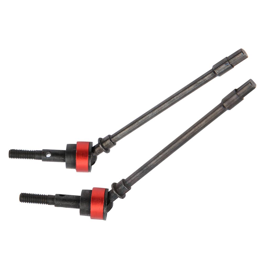 Steel CVD Front Drive Shaft Replacement Accessory Fit for Axial SCX10 1:10 Crawler CarRed