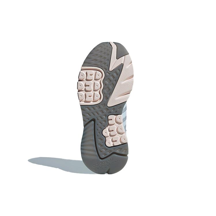 adidas Womens Nite Jogger 'Grey Pink Tint' (women's Sizes) Grey One / Cloud White / Pink Tint Casual Shoes FV1328