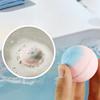 6Pcs Salt Bath Bombs with Toy Inside, Handmade Plants Extract Essential Oils Fizzies Balls, Dry Skin Moisturizing Shower Ball, Gift for Kids