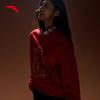 ANTA Good Things Happen Plus Velvet Crewneck Sweatshirt