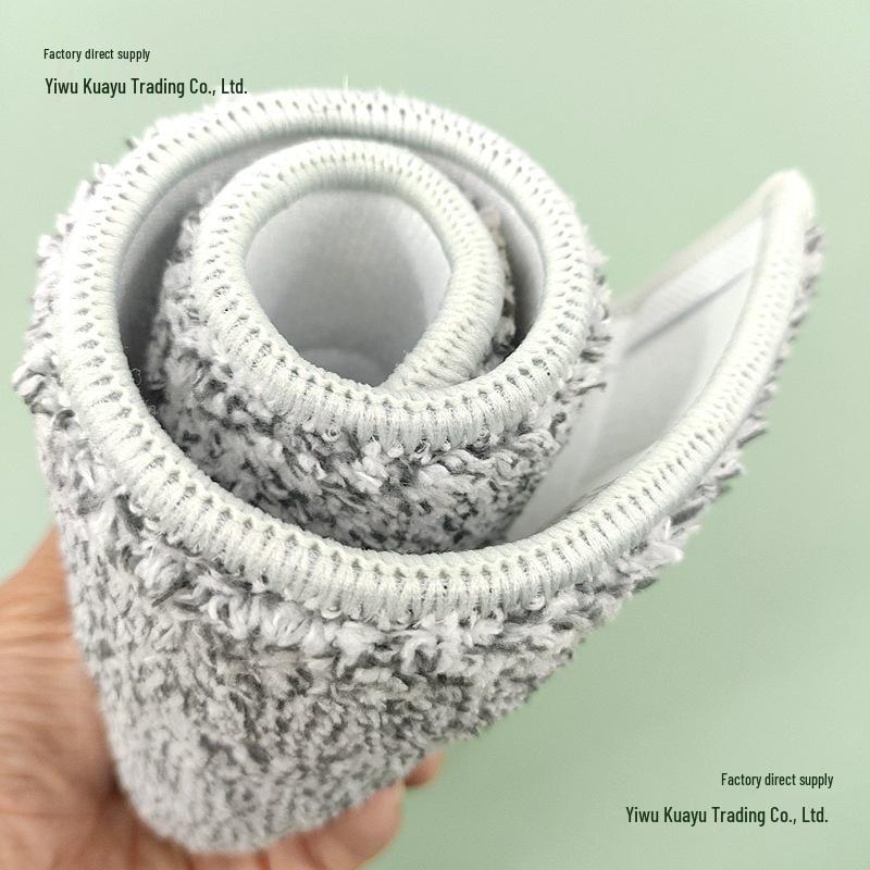 Verdickter Flachwischkopf - Freihändiges kratzfreies Ersatz-Reinigungstuch