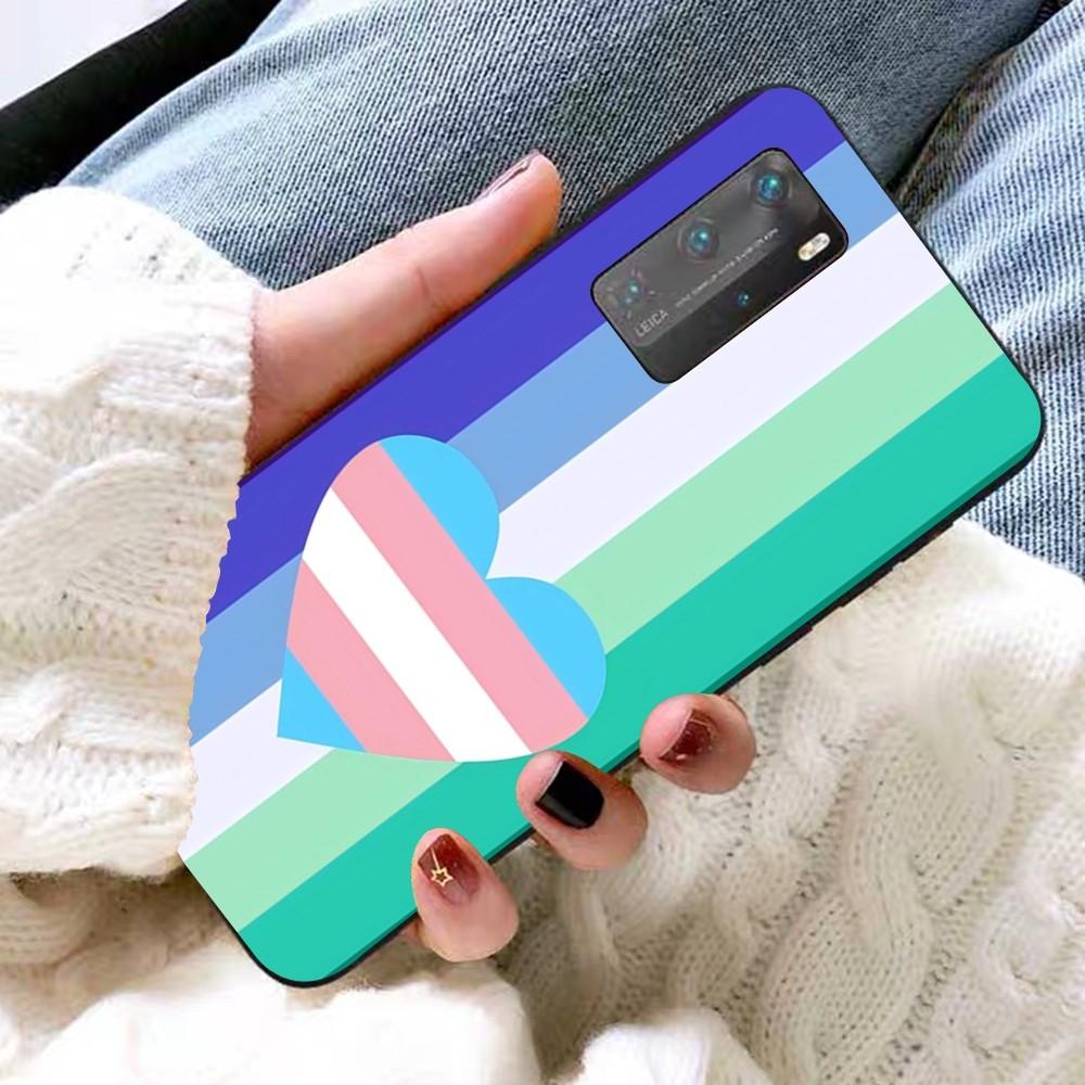 T-Transgender Love Phone Case For Huawei P 8 9 10 20 30 40 50 Pro Lite Psmart Honor 10 Lite 70 Mate 20lite