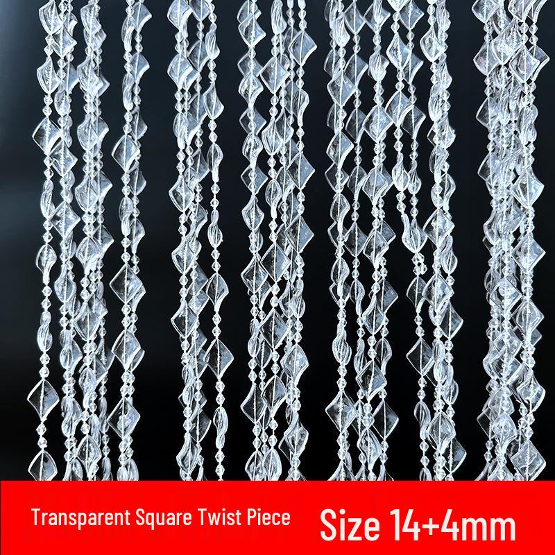 11mm UFO Disc Acrylic Beaded Curtain for Wedding Décor, Ceiling Hanging, and Aisle Runner.