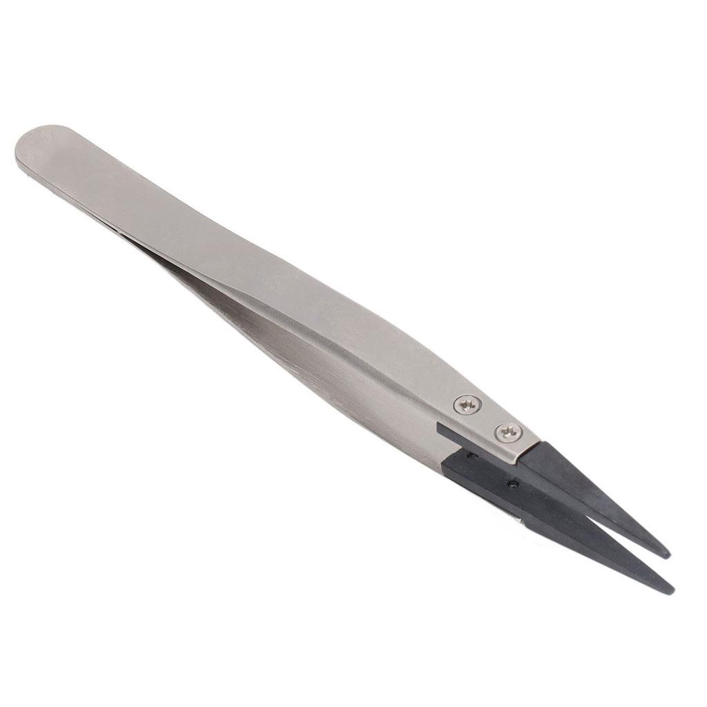 Elektrikerpinzette Gebogen Flach Wechselspitze Antistatische Vorrichtung für Elektronikreparatur