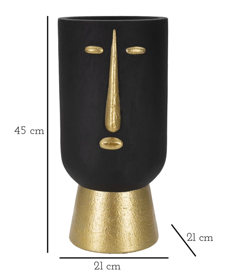 Tribal Vase -D- Cm Ø 21X45