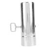 Stove Pipe with Damper 304 Stainless Steel Thickened Chimney Pipe for Vent Exhaust Fume Extraction