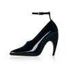 Fashion Show Style Black 10.5cm Irregular High Heels Shoes European American Pointed Fashion Sexy Professional Commuter Single Shoes 43