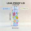 1PC Colorful Easter Egg Pattern Print 750ml Color Plastic Sports Water Bottle Leakproof Flip Straw Lid Suitable for Sports Office Home Use