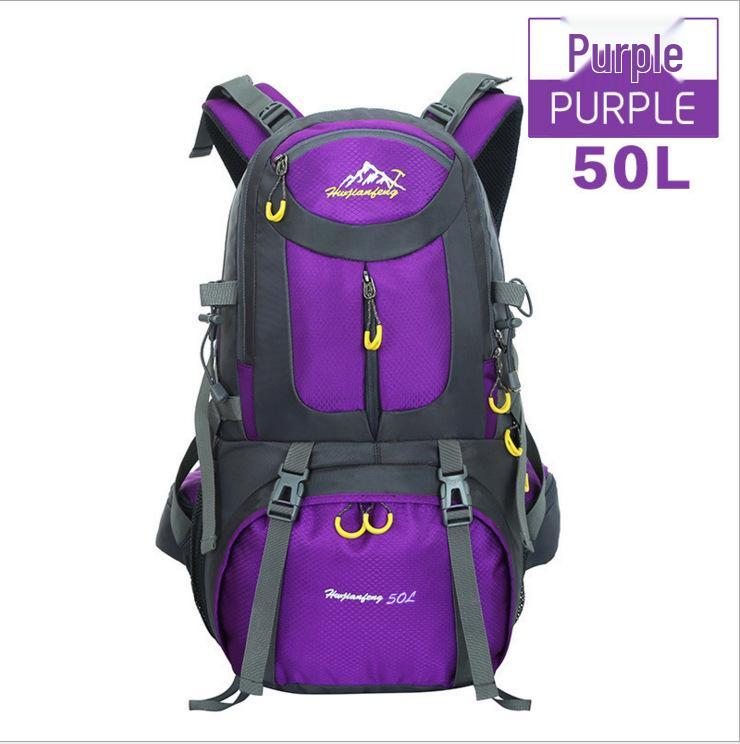 Men's and Women's Mountaineering Backpack: Large Capacity Outdoor Hiking Travel Pack (40L/50L/60L)