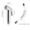 Handheld Bidet Spray Shower Head Bathroom Toilet Shattaf Spring Hose Cleanser