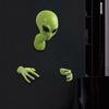 Green Alien UFO Visitor 51 Area Extraterrestrial Organism Monster Study Living Room Wall Hanging Ornament Sci-Fi Lover's Gift