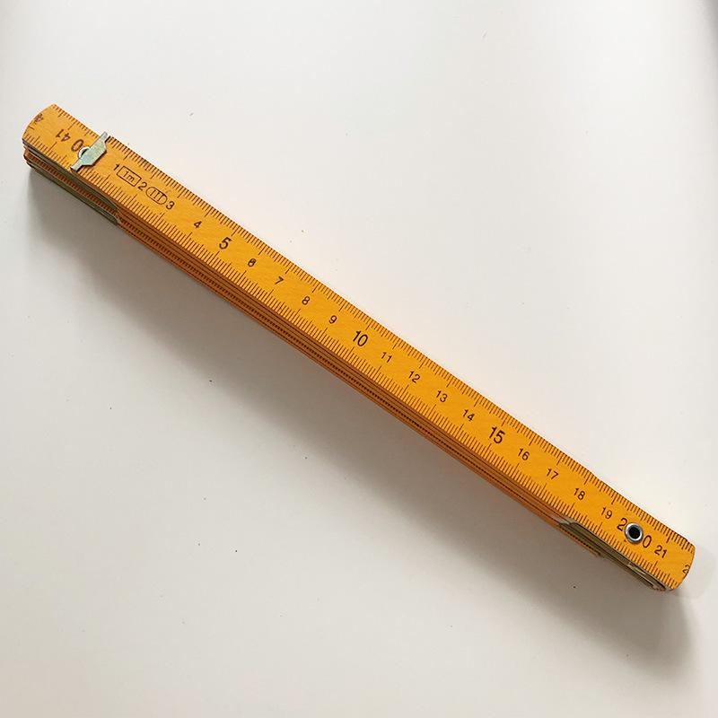 Wooden Folding Ruler Folding Ruler Wooden Ruler Metric Scale Ruler Drawing Tools Teaching Supplies One Meter Five Folding 1 Meter Ruler