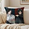 New BL Anime MMo Dao Zu Shi Cushion Cover Linen Pillowcase Soft  for Sofa Bed Home Room Decor
